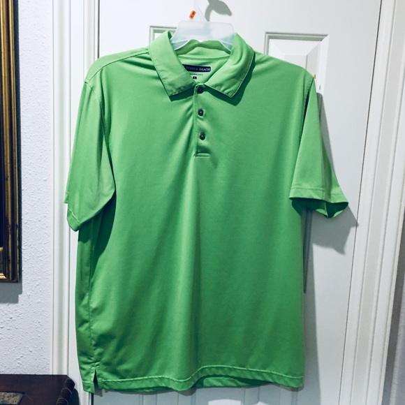 Pebble Beach men’s Dry Lux Performance Golf polo shirt Irish lucky green - Picture 2 of 6